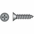 Homecare Products No. 10 x 1 in. Phillips Flat Head Stainless Steel Sheet Metal Screws, 100PK HO1679492